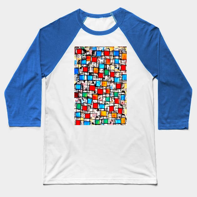 Abstract art Baseball T-Shirt by TAMOH65